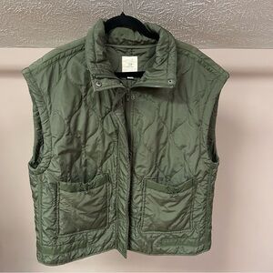 Thread & Supply Olive Quilted Vest
